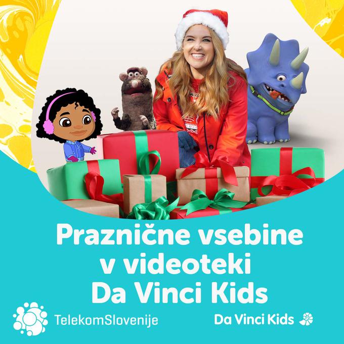 Na platformi NEO je v okolju, varnem za otroke, na voljo videoteka DaVinci Kids s poučnimi in zabavnimi vsebinami.  | Foto: 