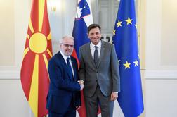Pahor je obisk predsednika makedonskega parlamenta označil za posebnega