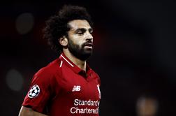 Nenavadna poteza Salaha, ki dviguje prah in čudi navijače Liverpoola