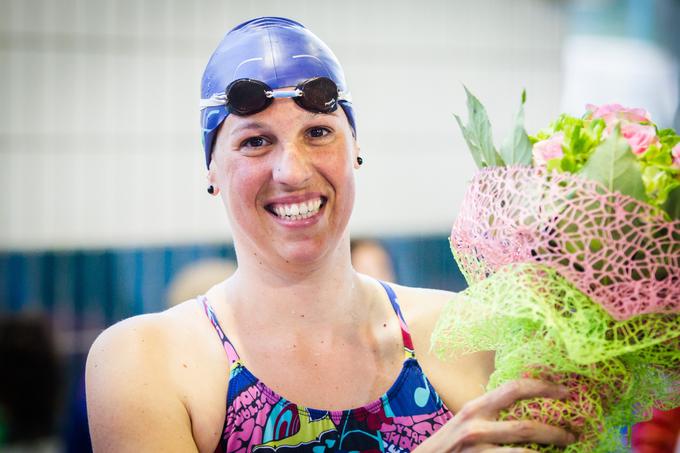 Anja Čarman je danes odplavala zadnje tekmovalne metre v karieri.  | Foto: Žiga Zupan/Sportida