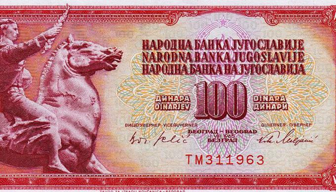 Eden od neslavnih zaščitnih znakov Jugoslavije v osemdesetih letih je bila tudi visoka inflacija.  | Foto: commons.wikimedia.org