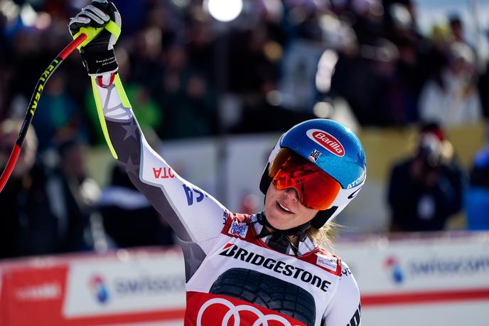 Mikaela Shiffrin St. Moritz | Mikaela Shiffrin je dobila še četrti slalom za svetovni pokal v tej sezoni. | Foto Getty Images