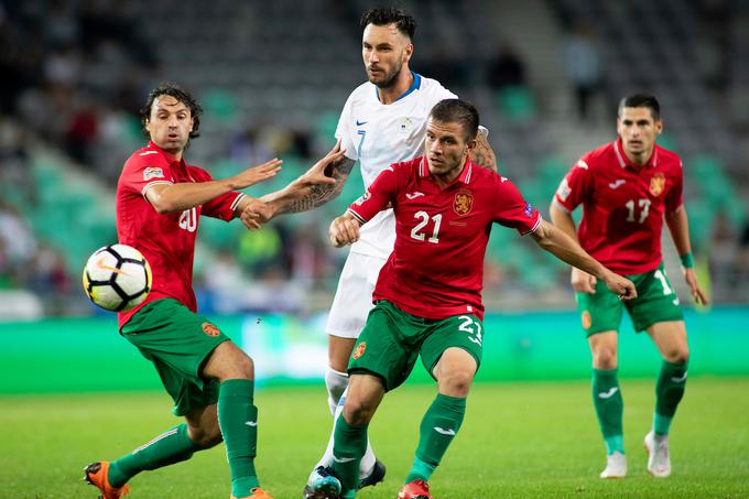 Amir Dervišević je proti Bolgariji vstopil v igro v 83. minuti namesto poškodovanega Kevina Kampla. | Foto: Urban Urbanc/Sportida