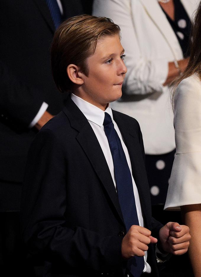 Slovanske korenine ima po svoji mami Melanii tudi prvi ameriški sin Barron Trump. Pred leti je Sevničanka v intervjuju razkrila, da njen edinec govori tudi slovensko. | Foto: Getty Images