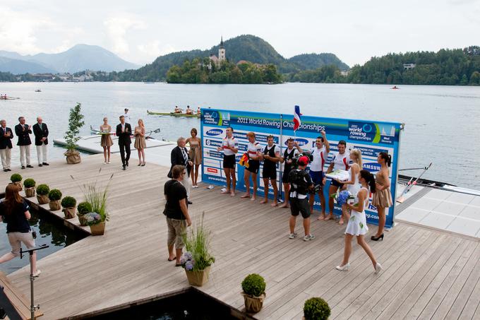 Bled je leta 2011 gostil svetovno prvenstvo v veslanju. Prihodnje leto bo svetovna veslaška smetana spet zbrana na Blejskem jezeru. | Foto: Matic Klanšek Velej/Sportida