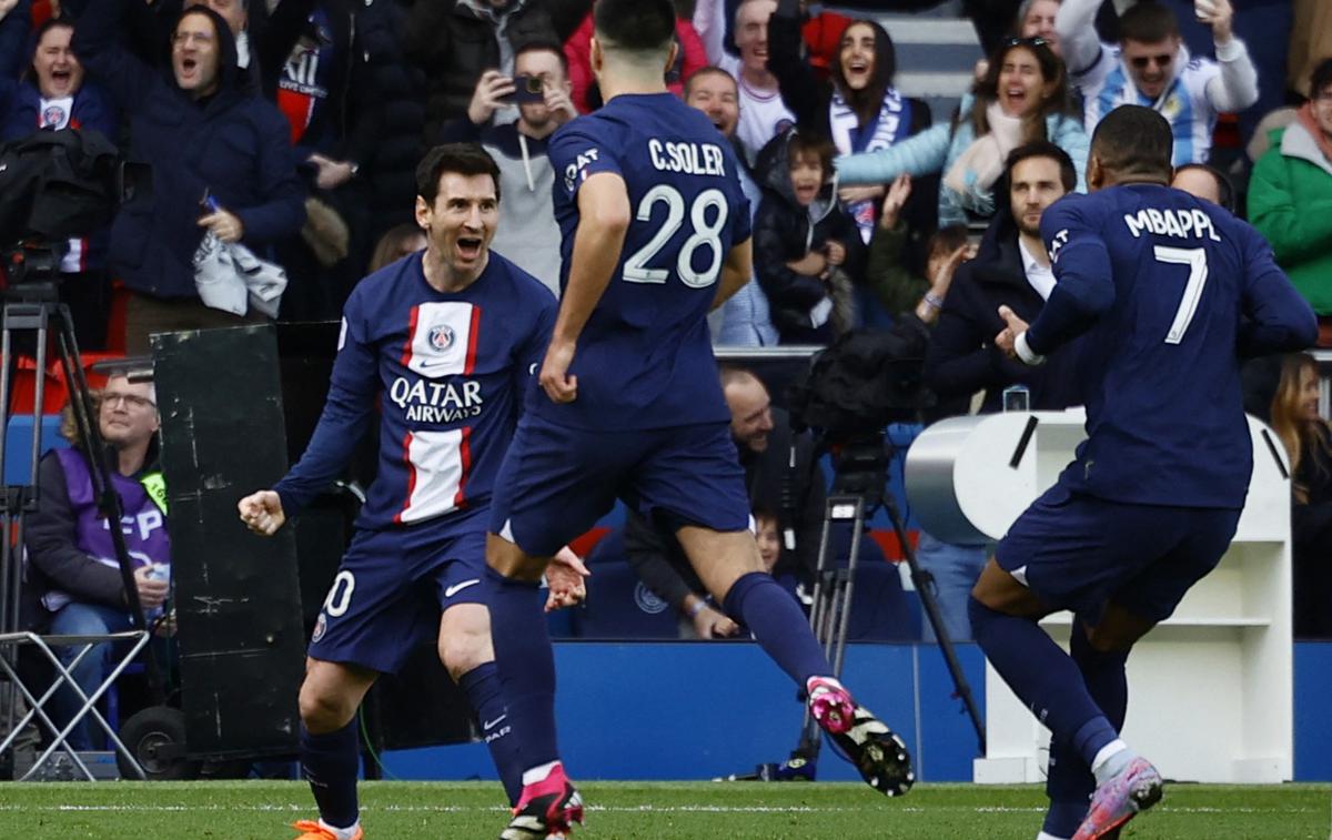 PSG Lionel Messi | PSG je s 4:3 prišel do zmage. | Foto Reuters