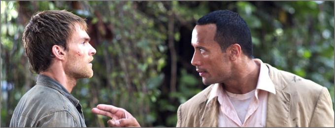 V tej zabavni akcijski pustolovski komediji Dwayne Johnson igra lovca na glave, ki mora v oddaljenem naselju v amazonskem deževnem pragozdu poiskati šefovega sina (Seann William Scott). • V torek, 3. 8., ob 7.40 na HBO 3.* │ Tudi na HBO OD/GO. | Foto: 