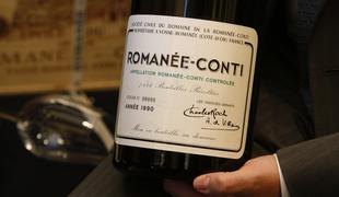 Steklenico francoskega vina prodali za več kot pol milijona evrov