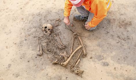 V Gornji Radgoni našli domnevno prazgodovinski skelet