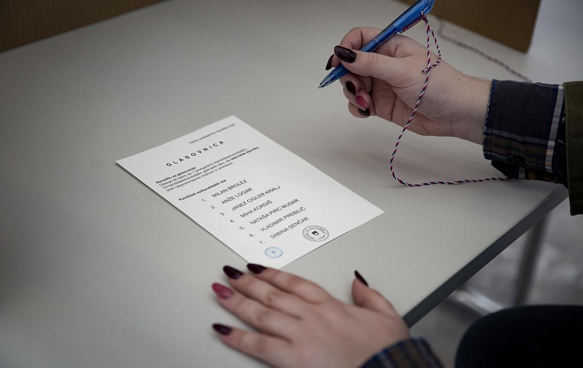 Predčasne volitve 2022 | Na predčasnem glasovanju lahko glasujejo samo volivci s stalnim prebivališčem v Republiki Sloveniji.  | Foto Ana Kovač