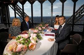 donald trump, melania trump, emmanuel macron, brigitte trogneux