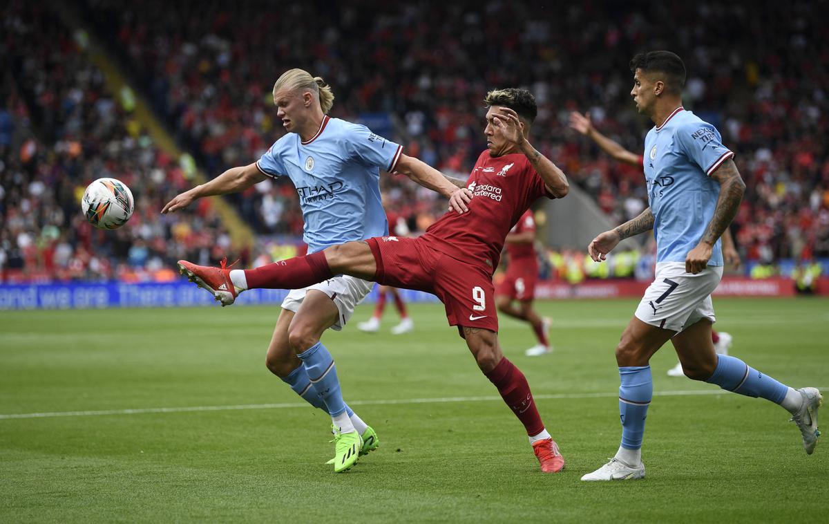 Manchester City Haaland | Prejšnji konec tedna je superpokalno lovoriko osvojil Liverpool, ki je Manchester City premagal s 3:1. | Foto Reuters