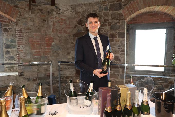 Predstavnik šampanjske kleti Pol Roger | Foto: Mediaspeed