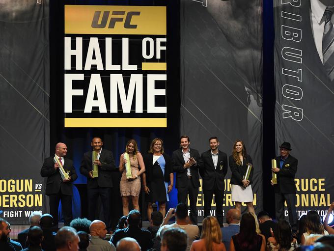 Ronda je bila lani sprejeta v UFC-jevo dvorano slavnih. | Foto: Getty Images
