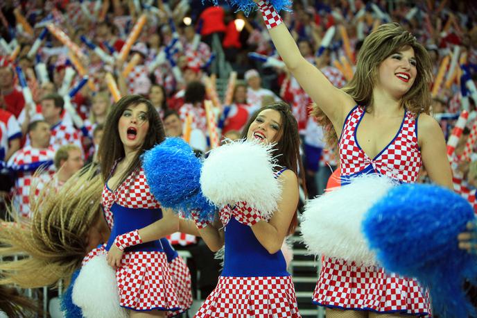Hrvaška navijači Arena | Foto Vid Ponikvar