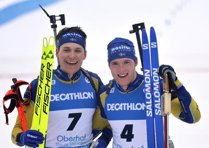Sebastian Samuelsson in Martin Ponsiluoma za dvojno švedsko zmago. | Foto: Reuters