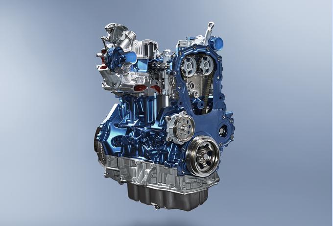 Novi 2,0-litrski motor Ford EcoBlue so razvile ekipe Fordovih inženirjev v Veliki Britaniji in Nemčiji. Najprej bo na voljo v različicah s 105, 130 in 170 "konji" za pogon gospodarskih vozil. Z možnostjo razvoja več kot 200 KM moči bo motor pozneje na voljo tudi v Fordovih osebnih vozilih, dodali pa bodo tudi nove motorje EcoBlue, vključno z 1,5-litrsko različico. | Foto: Ford