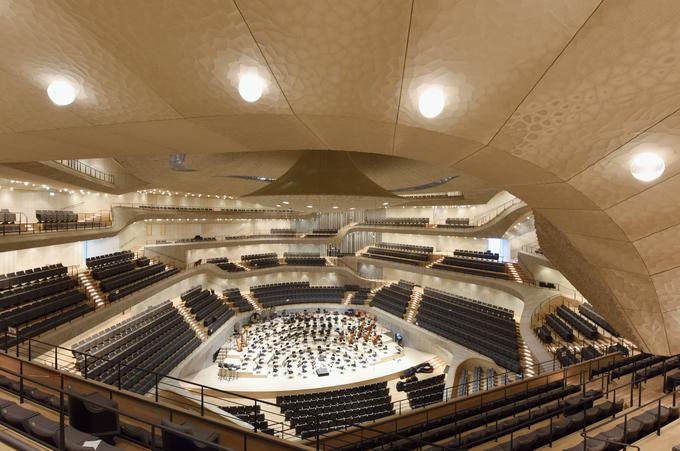 Glavna koncertna dvorana. | Foto: www.elbphilharmonie.de
