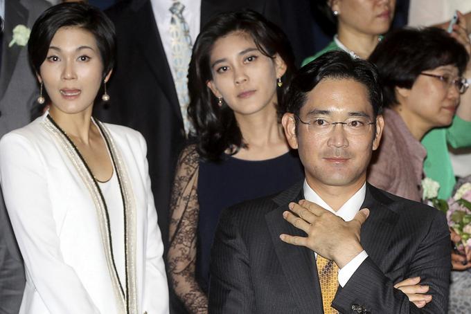Lee Jae Yong ima dve sestri, ki zasedata vodstvena položaja v podjetju Samsung Everland in Cheil. Imel je še eno sestro, ki pa je zelo mlada storila samomor. | Foto: Reuters