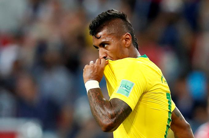 Se z novo selitvijo na Kitajsko Paulinho poslavlja tudi od brazilske reprezentance? | Foto: Reuters