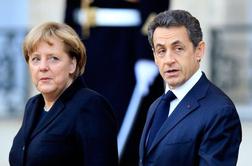 V Berlinu  srečanje Merklove in Sarkozyja