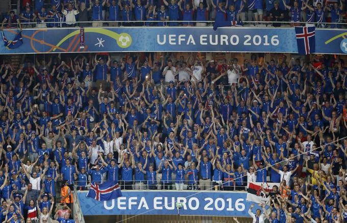 Bodo navijači Islandije danes dočakali nov čudež na evropskem prvenstvu v Franciji? | Foto: 