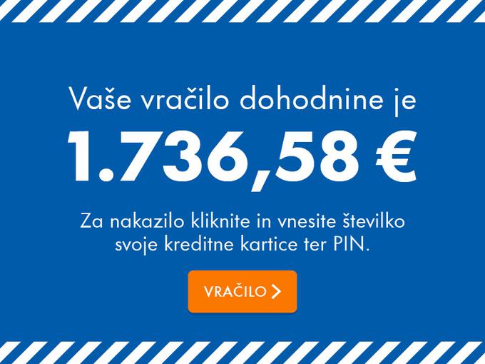 Če vam nekdo obljublja zelo visoke zneske ali nagrade, bodite previdni. Obstaja velika možnost, da gre za prevaro. | Foto: Združenje bank Slovenije