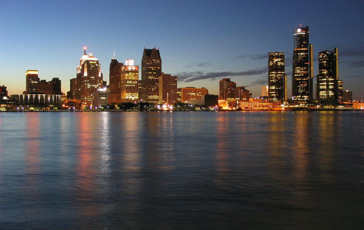 Detroit | Detroit je največje mesto v zvezni državi Michigan. | Foto Wikimedia Commons