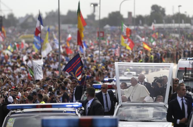Krakov, papež Frančišek | Foto: Reuters