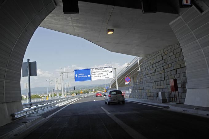 Leta 2015 so odprli predor Markovec na hitri cesti Koper–Izola. | Foto: Ministrstvo za infrastrukturo