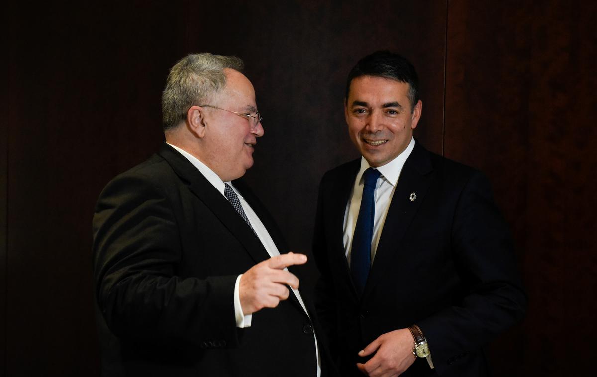 grški in makedonski zunanji minister | Foto Reuters
