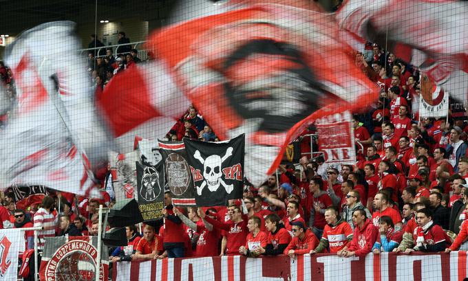 Moskovski Spartak ima okoli deset navijaških skupin. | Foto: Getty Images