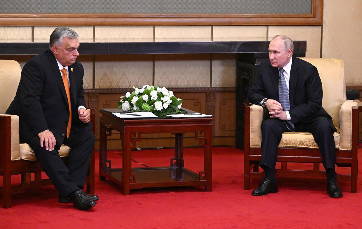 Viktor Orban, Vladimir Putin | Madžarska želi po Orbanovih besedah nadaljevati gospodarsko sodelovanje z Rusijo. | Foto Reuters