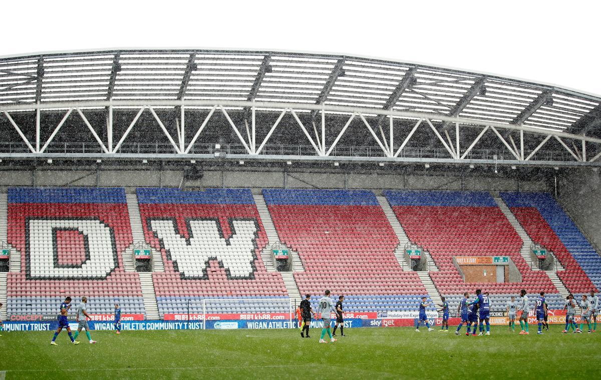 Wigan | Wigan je trenutno na 14. mestu v drugi ligi. | Foto Reuters