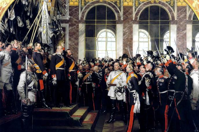 Razglasitev nemškega cesarja Viljema | Foto commons.wikimedia.org