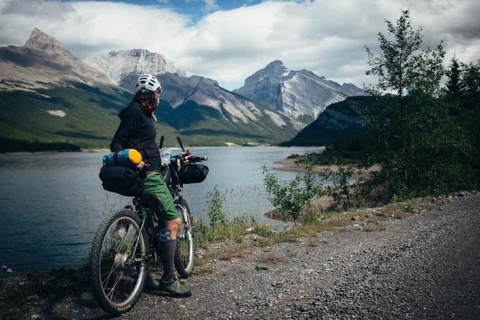 Saška Bellian v svojem naravnem kolesarskem elementu | Foto: Osebni arhiv