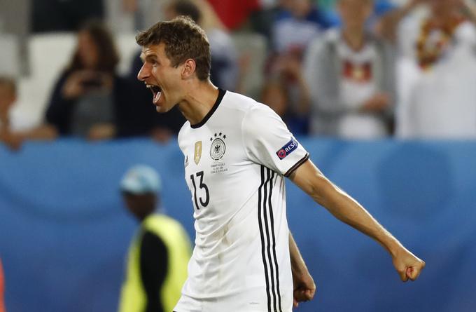 26-letni as Bayerna bo velik up nemških navijačev na polfinalni tekmi proti Franciji. | Foto: 