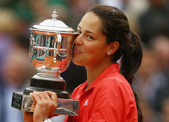 Ana Ivanović je leta 2008 zmagala na OP Francije. Tistega leta pa je postala tudi prva igralka sveta. | Foto: Guliverimage/Getty Images