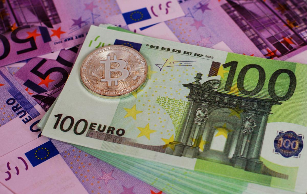Bitcoini, evri | Foto Matic Tomšič / Thinkstock