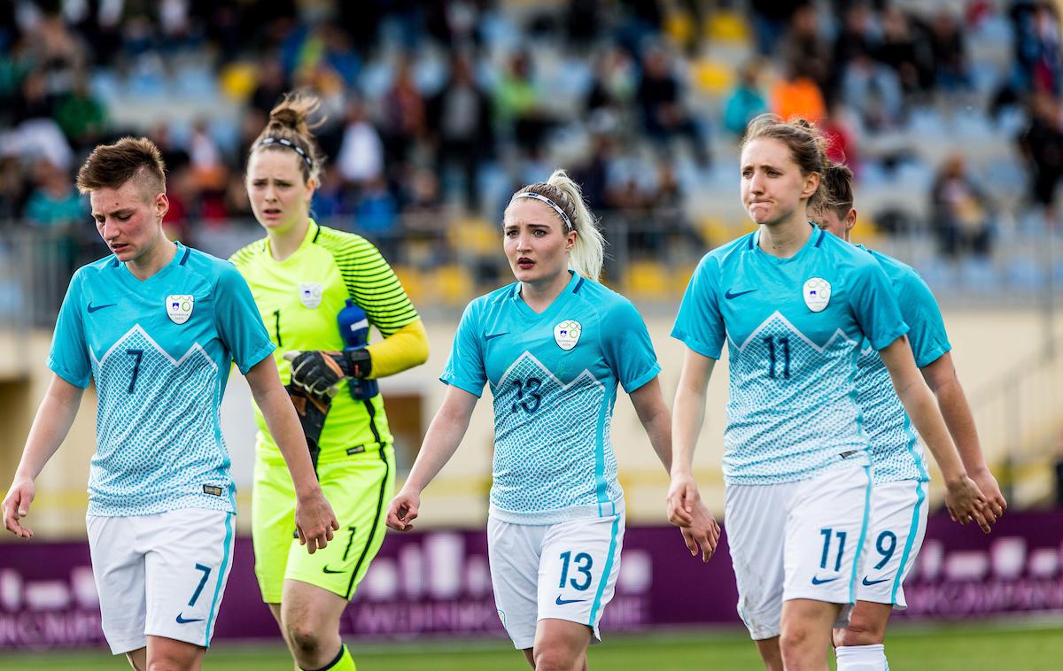 Slovenska ženska nogometna reprezentanca | Slovenke so zabeležile le točko. | Foto Žiga Zupan/Sportida