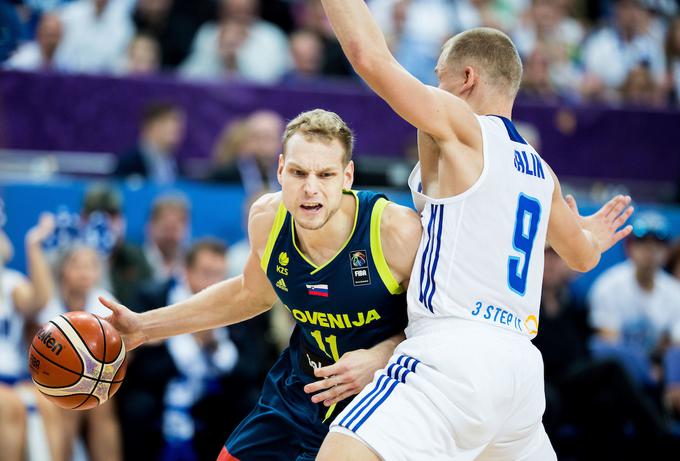 Jaka Blažič je na EuroBasketu leta 2017 imel eno vidnejših vlog v slovenski izbrani vrsti. | Foto: Vid Ponikvar