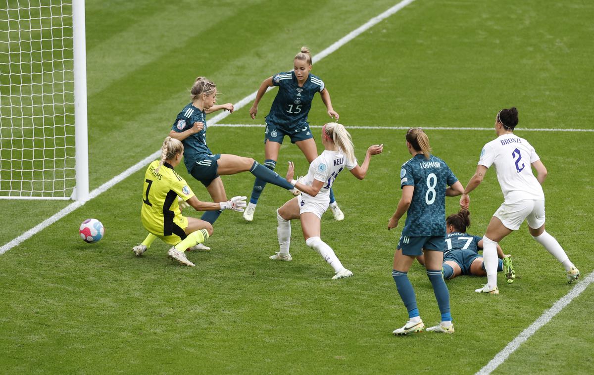 EURO2022 (ženske), finale, Nemčija - Anglija | V najboljši enajsterici Eura 2022 prevladujejo nogometašice finalistk. | Foto Reuters