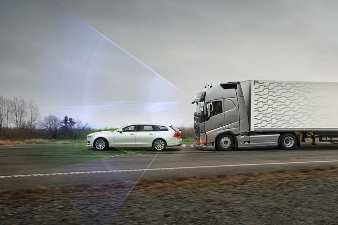 Volvo tovornjak - varnost in sistem prot naletu | Foto Volvo