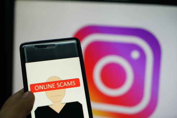 Instagram je v zadnjem obdobju postal gojišče najrazličnejših goljufij, ki segajo od rekrutiranja v Ponzijeve sheme do kraje identitete. | Foto: Shutterstock