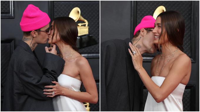 Justin Bieber z ženo Hailey Bieber | Foto: Reuters