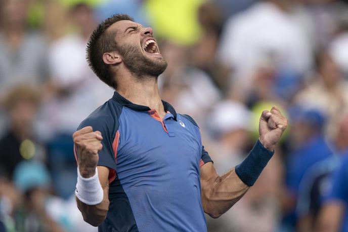 Borna Ćorić | Hrvaški teniški igralec Borna Ćorić je z zmago na mastersu v Cincinnatiju dosegel največjo zmago v karieri. | Foto Reuters