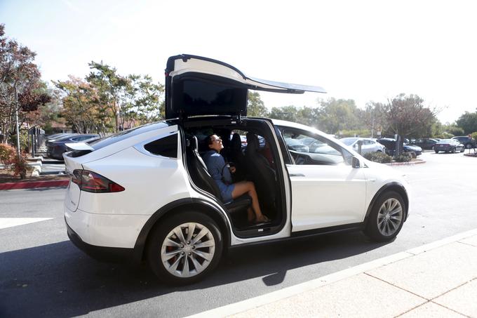 Tesla X je električni crossover, ki je prav tako opremljen s sistemom (pol)samodejne vožnje Autopilot. Fotografija je simbolična. | Foto: 