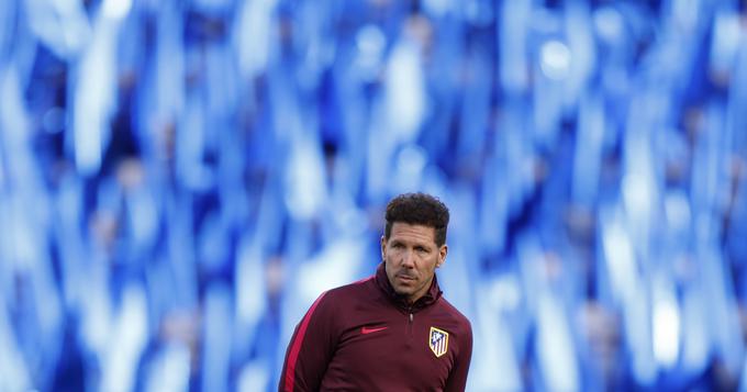 Diego Simeone dobro ve, da je Leicester City doma zelo nevaren. | Foto: Reuters