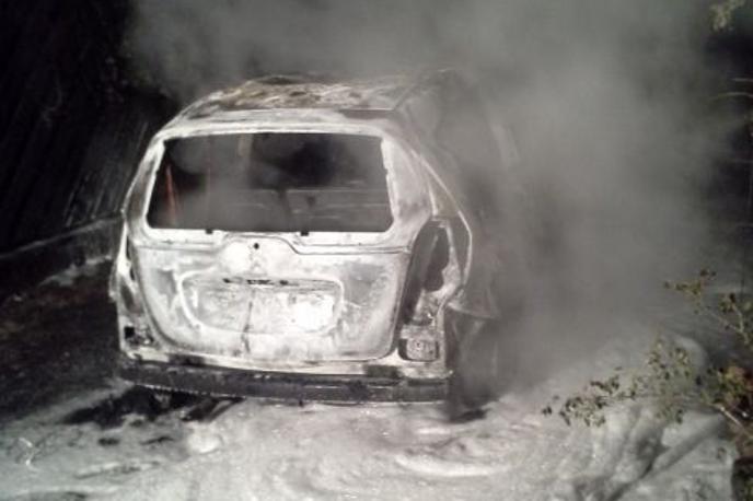 avtomobil, požar | Foto Domžalec.si