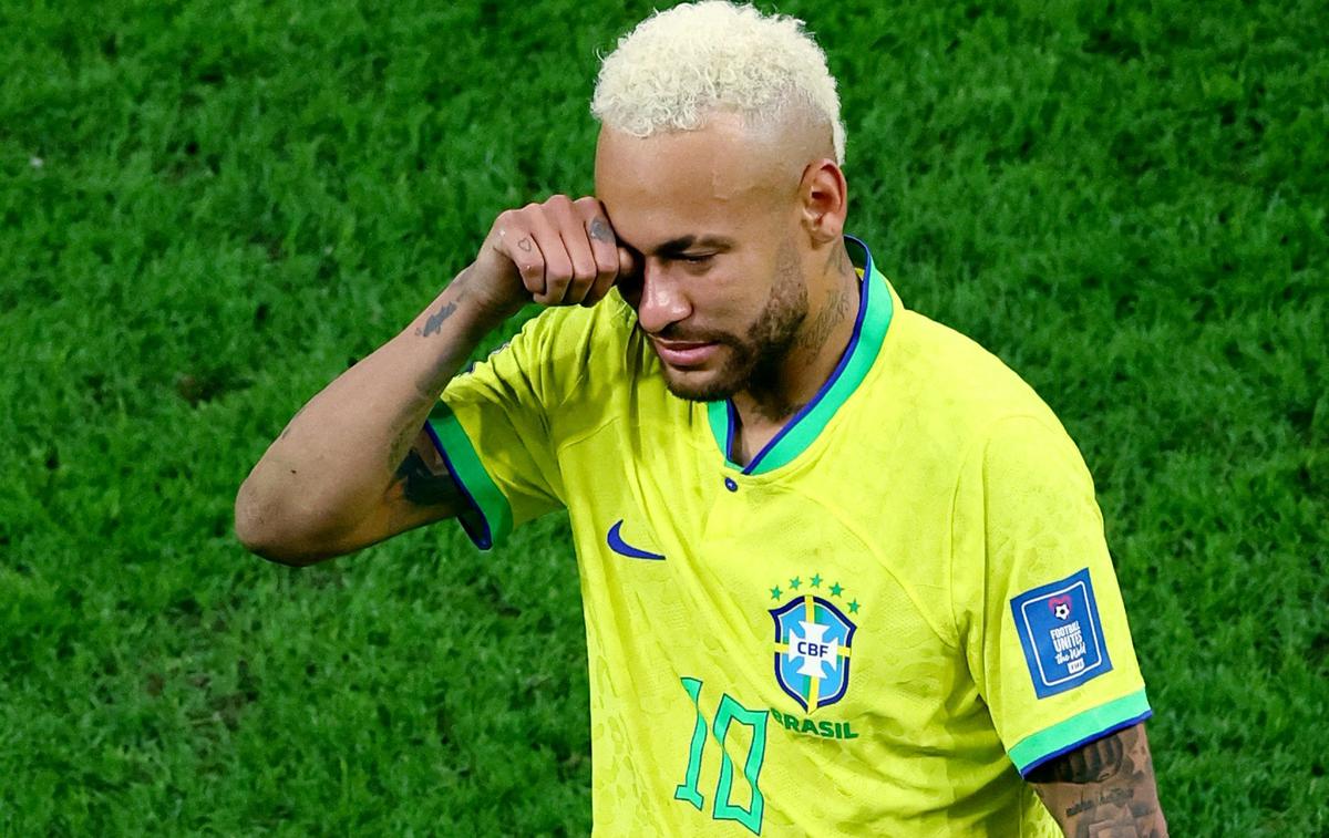 Neymar | Neymar je ostal brez polfinalnega nastopa na svetovnem prvenstvu. Načrte mu je prekrižala Hrvaška. | Foto Reuters